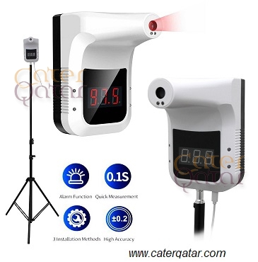 Wall Thermometer with Stand, Infrared Forehead Wall Mounted Thermometer  with Tripod