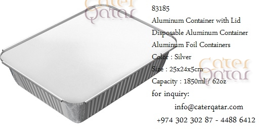 Aluminum Foil Container www.caterqatar.com
