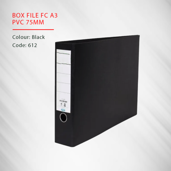 BOX FILE FC A3 PVC 75MM