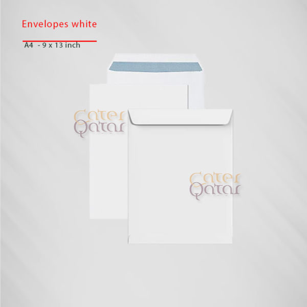 Envelope white A4 9x13