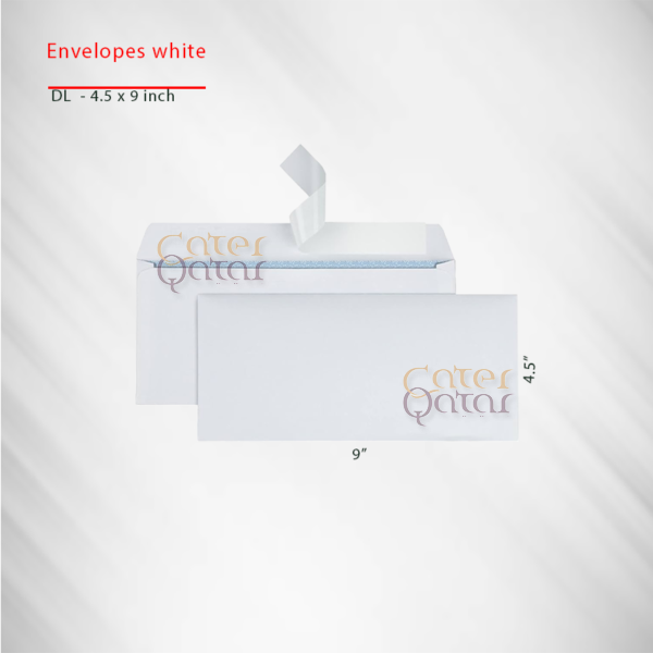 Envelope white DL 4.5x9