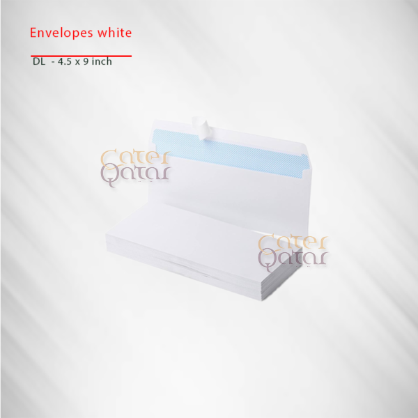 Envelope white DL 4.5x9-50