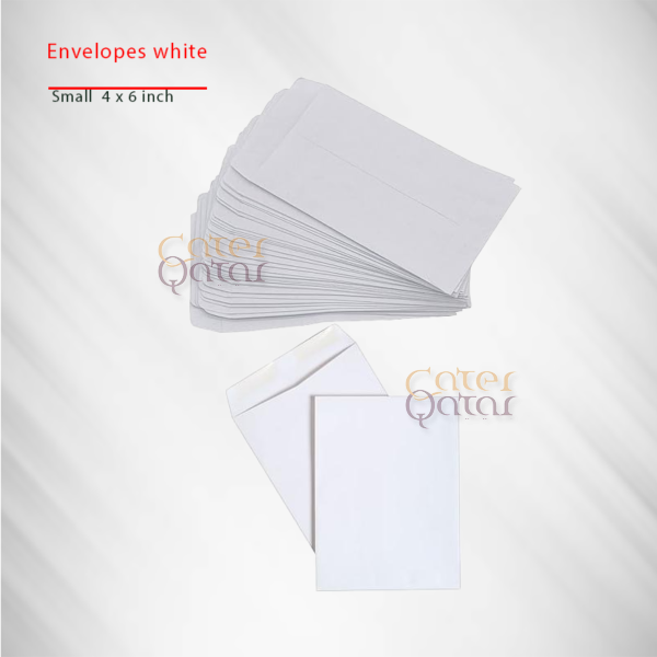 Envelope white small 4x6