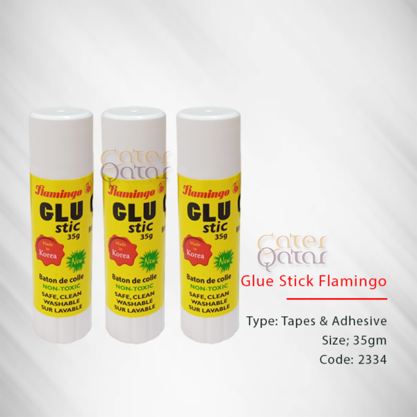 GLUE STICK 35GM FLAMINGO