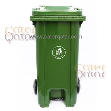 Garbage Bins Green HD 120ltr with Pedal Operated Lid