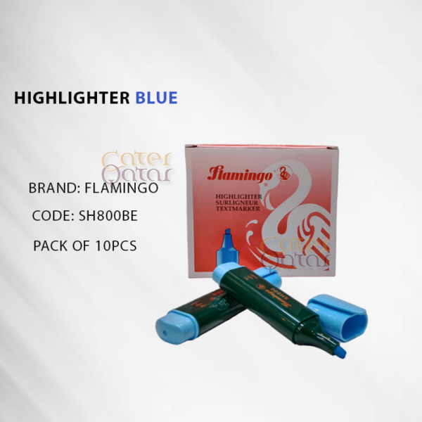 HIGHLIGHTER 10PC BLUE FLAMINGO