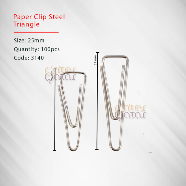 PAPER CLIP 25MM TRIANGLE