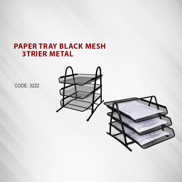 Paper tray 3trier mesh.