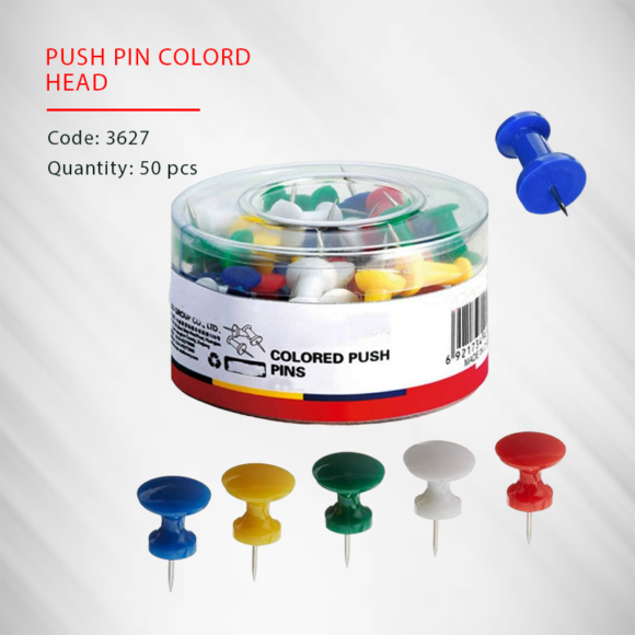 PUSH PIN COLORD HEAD
