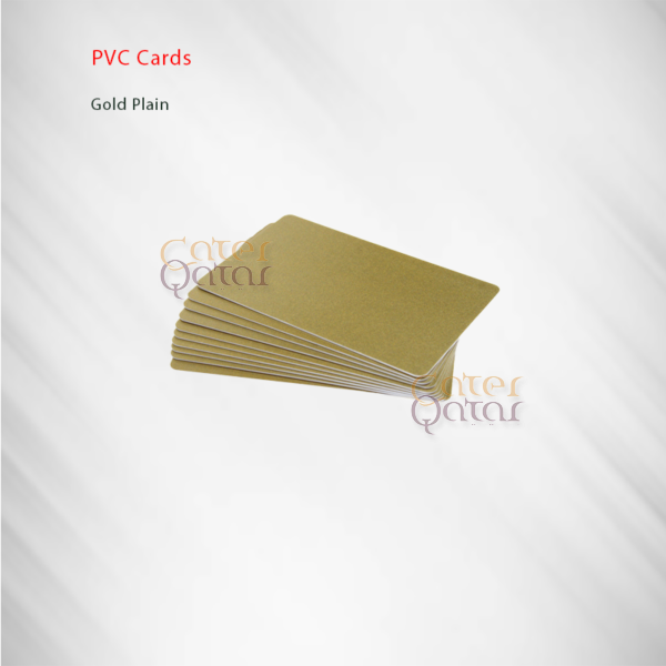 بطاقات PVC الذهبية PVC Cards Gold