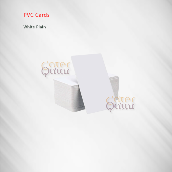 PVC card white