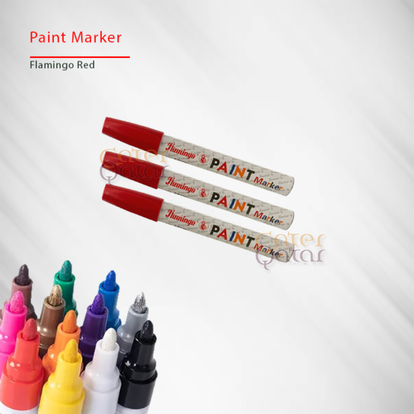 Paint marker red flamnigo