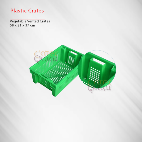 Plastic Crates Green VC5837GN