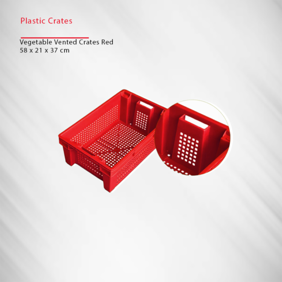 Plastic Crates Red VC5837RD