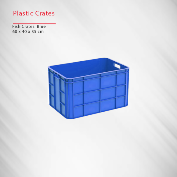 Plastic Fish Crates Blue FC6040BE