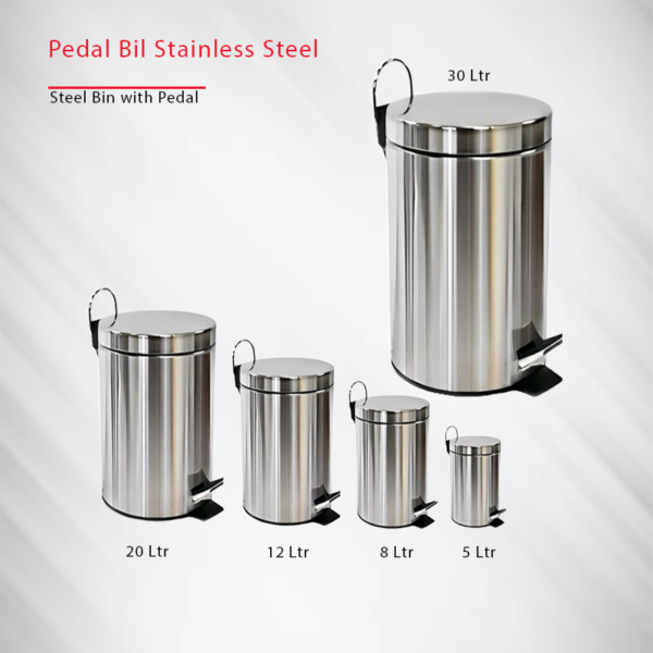 Steel pedal bin in Qatar