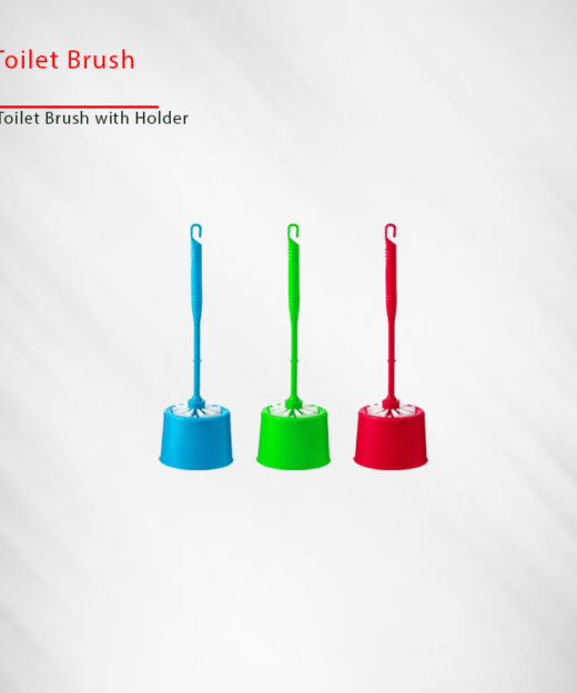 TOILET BRUSH WITH HOLDER فرشاة تواليت مع حامل