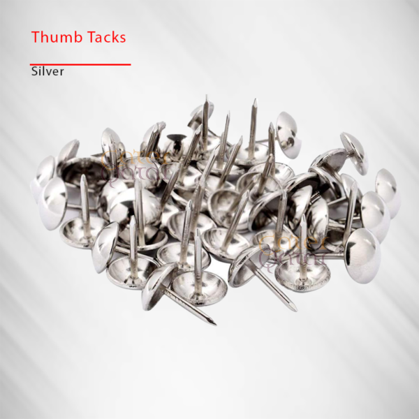 Thumb tacks silver