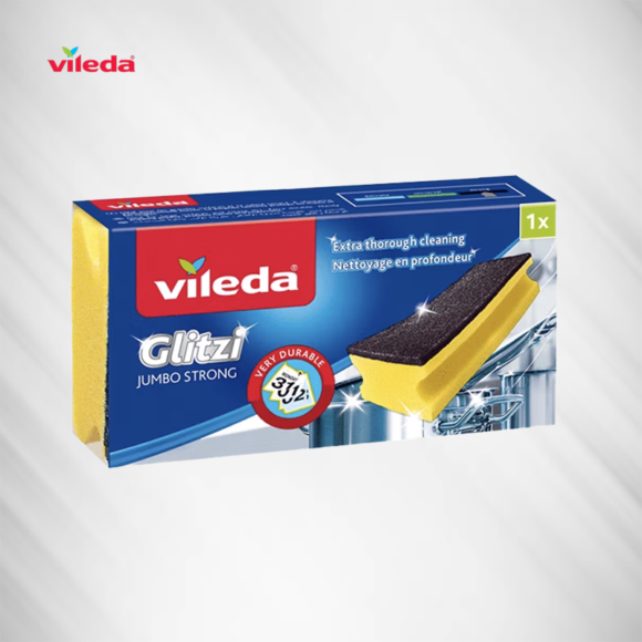 Vileda Glitzi Jumbo Sponge Strong x1.