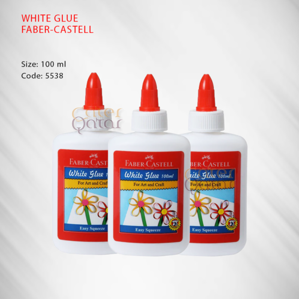 WHITE GLUE 100ML FABER-CASTELL