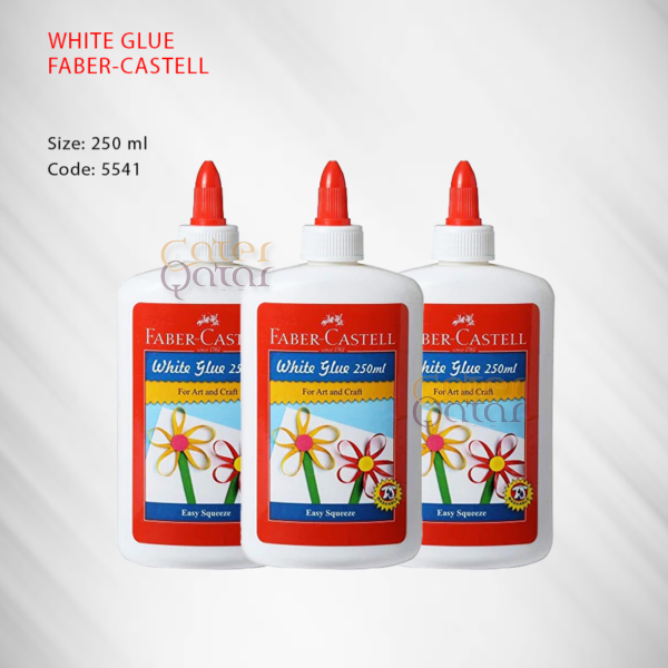 WHITE GLUE 250ML FABER-CASTELL