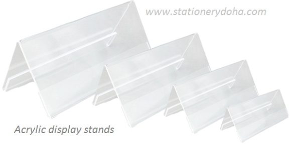 acrylic display stand www.stationerydoha.com