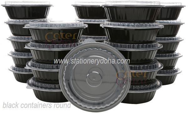 balck container round