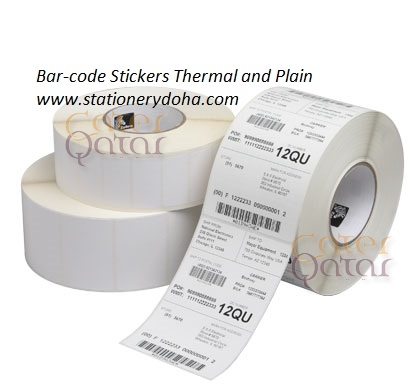 Bar-code Stickers Thermal and Plain www.stationerydoha.com
