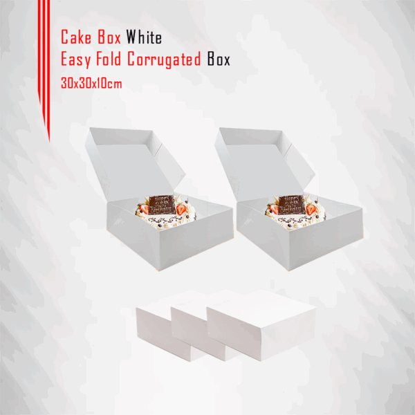 cake box white in qatar