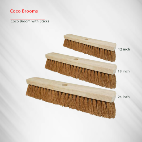 Natural Coco Broom مكنسة جوز الهند الطبيعية