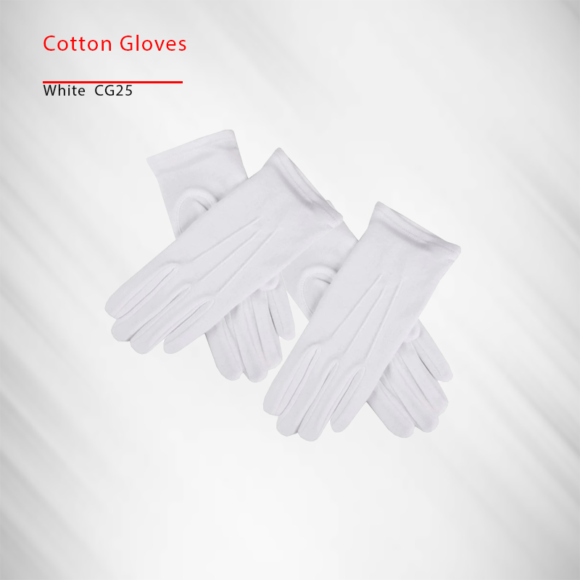 cotton gloves white CG26