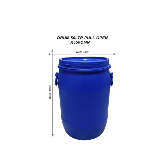 drum barrel 50ltr Pull R550omn