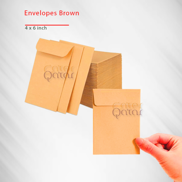 envelope brown 4x6