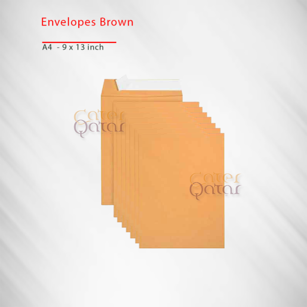 envelope brown A4 9X13