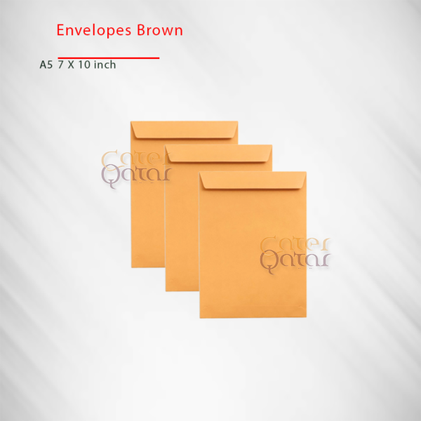 envelope brown A5 7X10