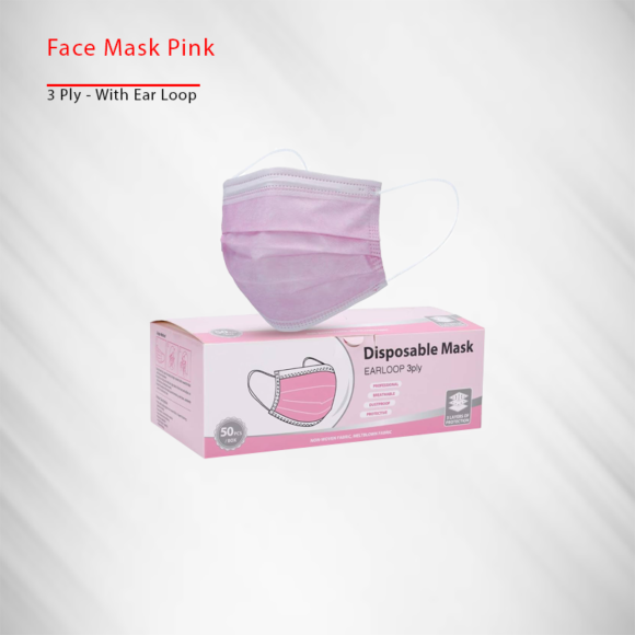 face mask pink
