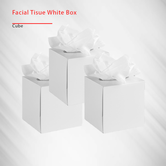 facial tissue white cube