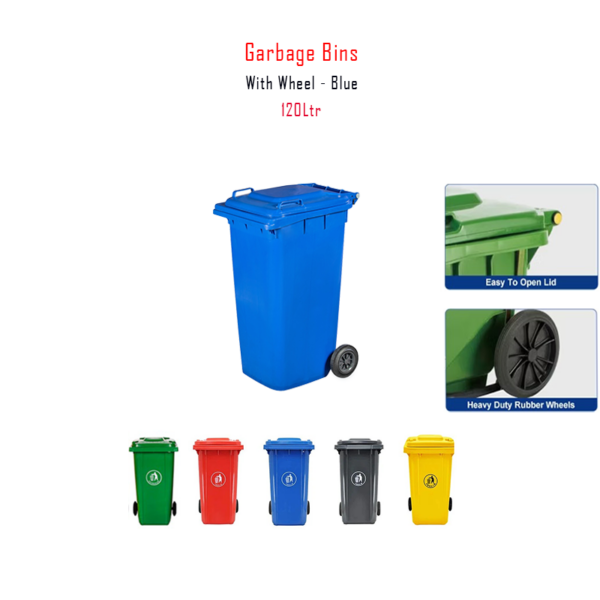 Rubbish bin in Qatar