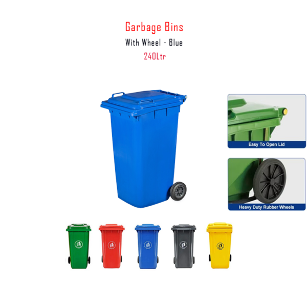 Rubbish bin in Qatar