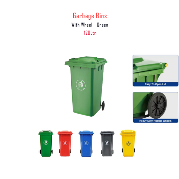 Rubbish bin in Qatar