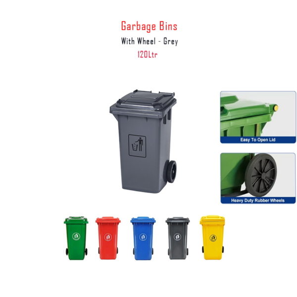 Rubbish bin in Qatar