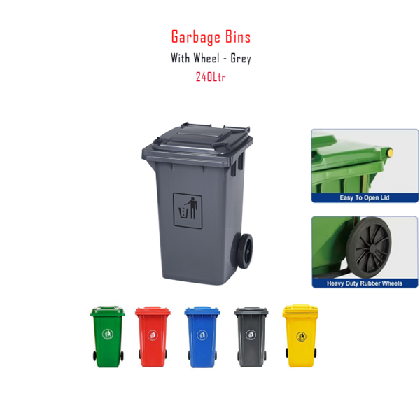 Rubbish bin in Qatar