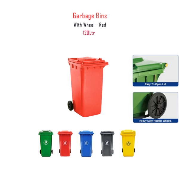 Rubbish bin in Qatar