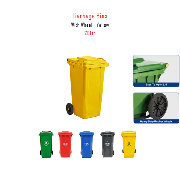 Rubbish bin in Qatar