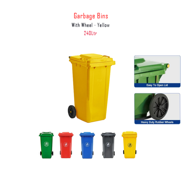 Rubbish bin in Qatar