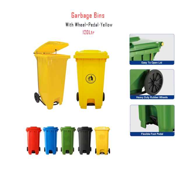 Rubbish bin in Qatar