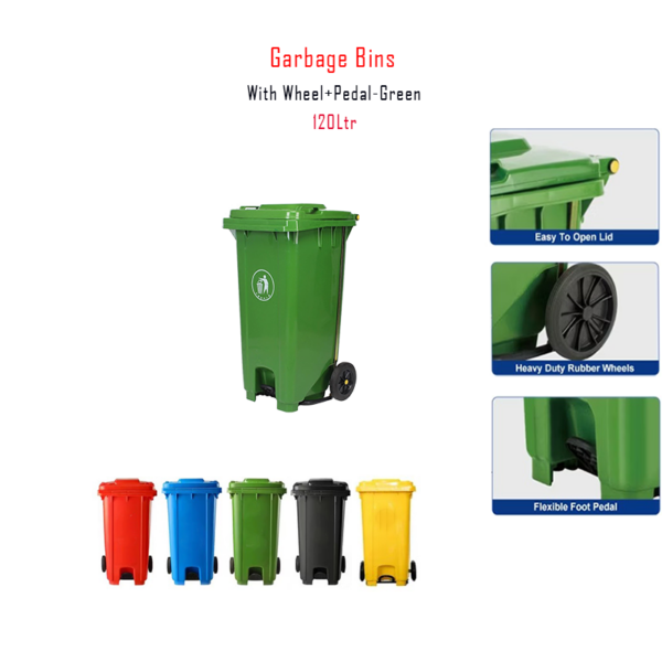 Rubbish bin in Qatar