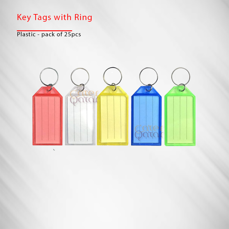 Key tags Plastic – Cater Qatar