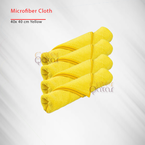 microfiber cloth yellow