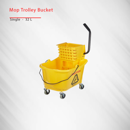 Mop bucket trolley Single with wringer 32L-506